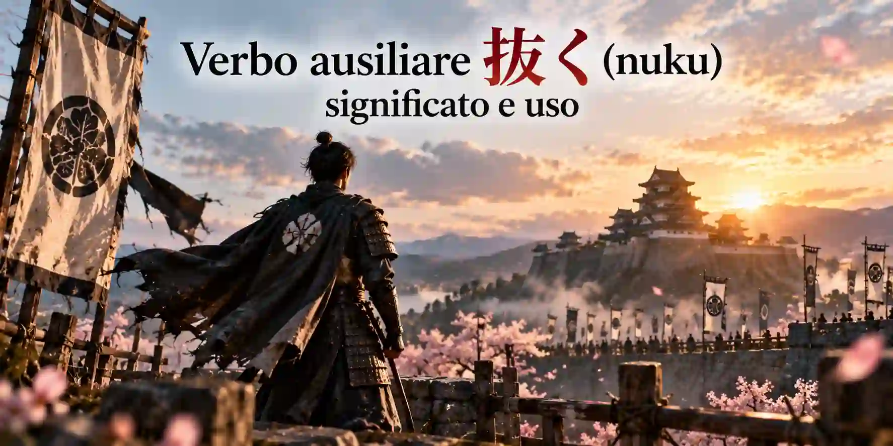 Verbo ausiliare ～抜く (ぬく, nuku): significato profondo e uso